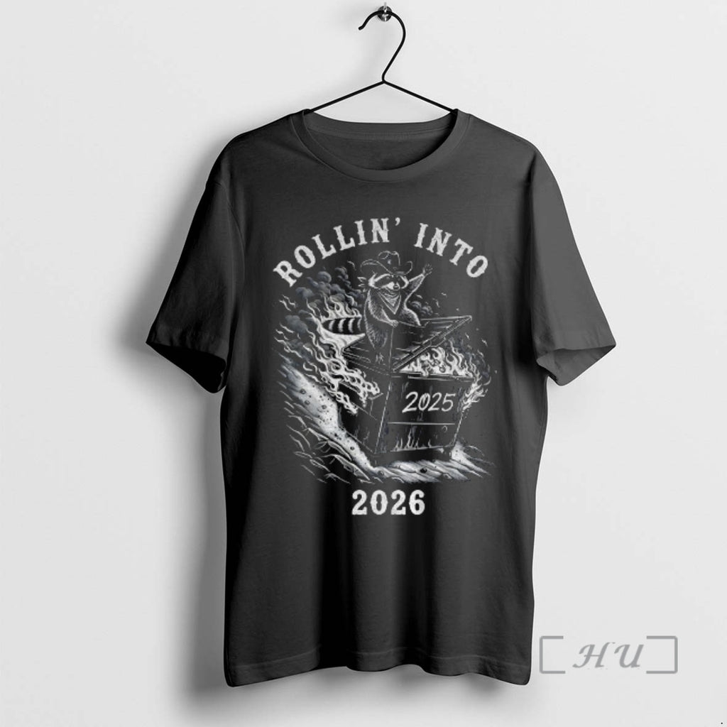 Officials Raccoon Rollin Into 2025 2026 T-Shirts, Hoodie, Sweatshirt | PopFlextees.com