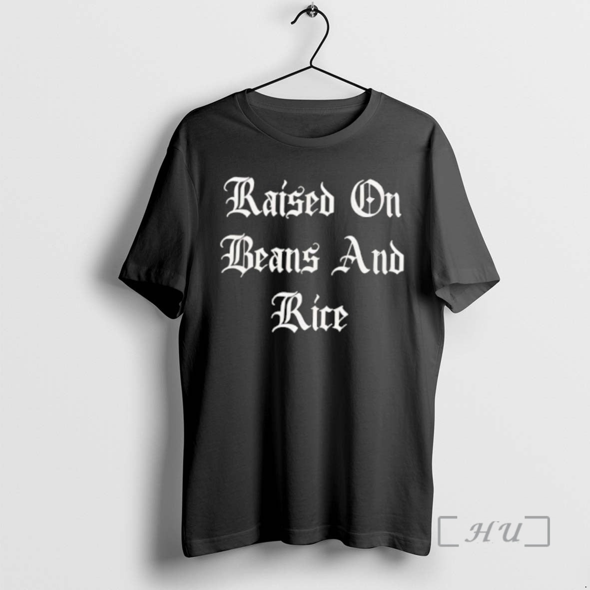 Officials Raised On Beans And Rice Old English Typography Aesthetic T-Shirts, Hoodie, Sweatshirt | PopFlextees.com