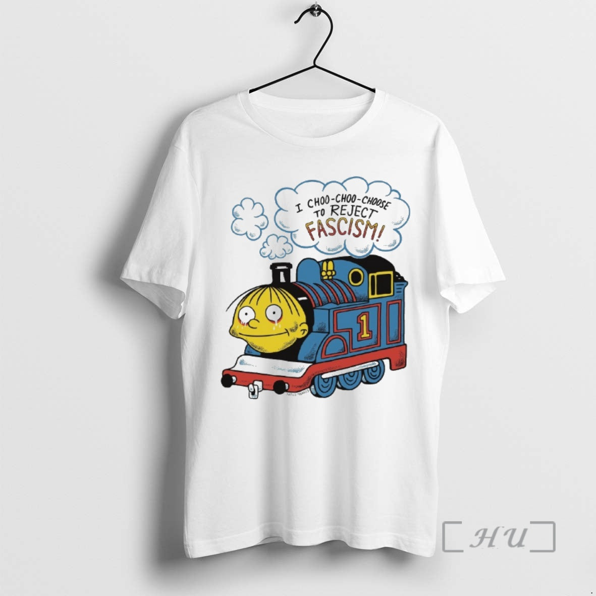 Officials Ralph Wiggum I Choo Choo Choose To Reject Fascism T-Shirts, Hoodie, Sweatshirt | PopFlextees.com