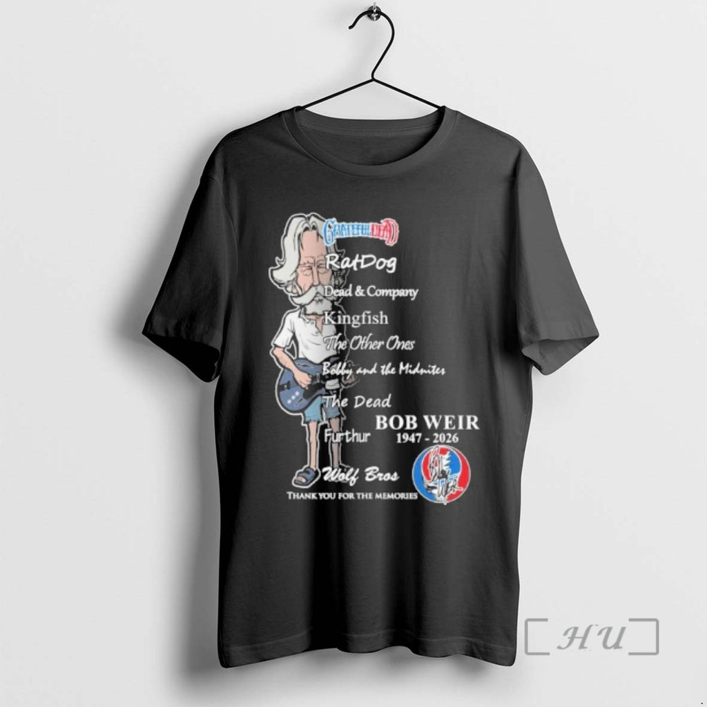 Officials Ratdog Grateful Dead Bob Weir 1947 2026 T-Shirts, Hoodie, Sweatshirt | PopFlextees.com