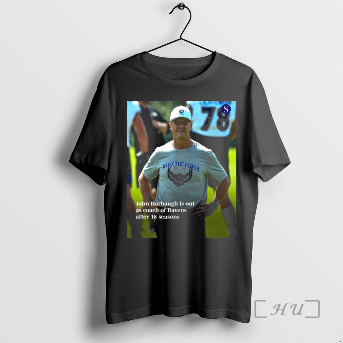 Officials Ravens John Harbaugh Is Out As Coach Ravens After 18 Seasons T-Shirts, Hoodie, Sweatshirt