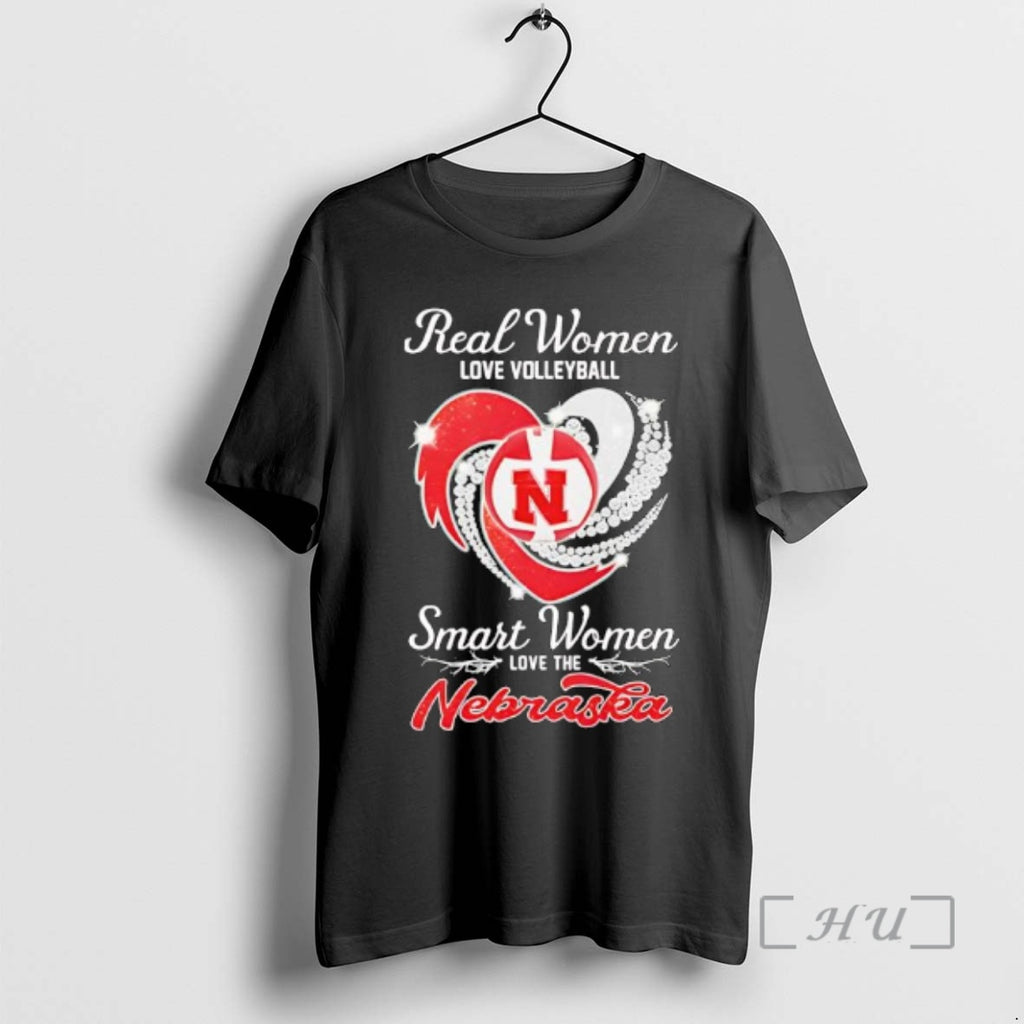 Officials Real Women Love Volleyball Smart Women Love The Nebraska T-Shirts, Hoodie, Sweatshirt | PopFlextees.com