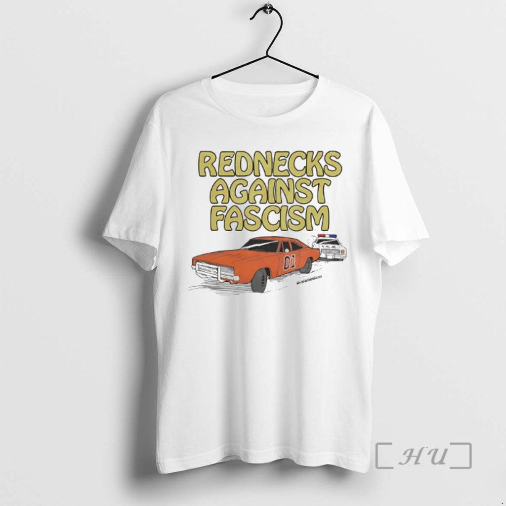Officials Rednecks Against Fascism The Dukes Of Hazzard Car T-Shirts, Hoodie, Sweatshirt | PopFlextees.com