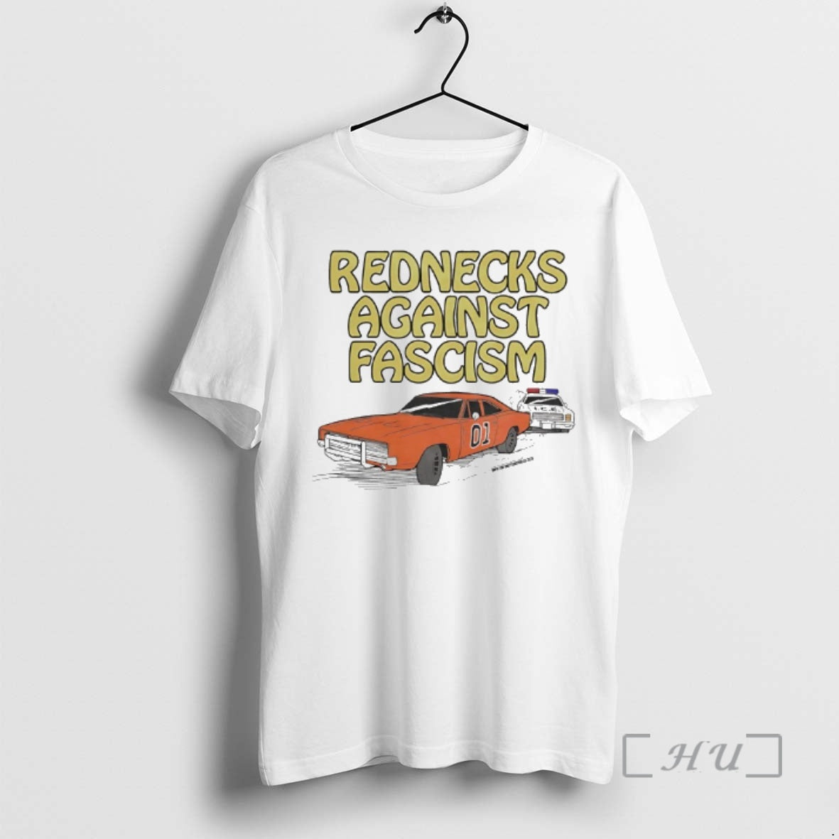 Officials Rednecks Against Fascism The Dukes Of Hazzard Car T-Shirts, Hoodie, Sweatshirt | PopFlextees.com