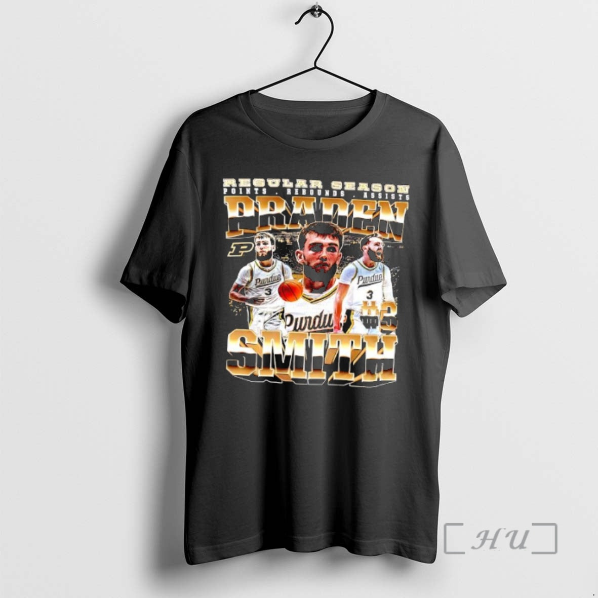 Officials Regular Season Braden Smith Purdue Boilermakers Points Rebounds Assists T-Shirts, Hoodie, Sweatshirt