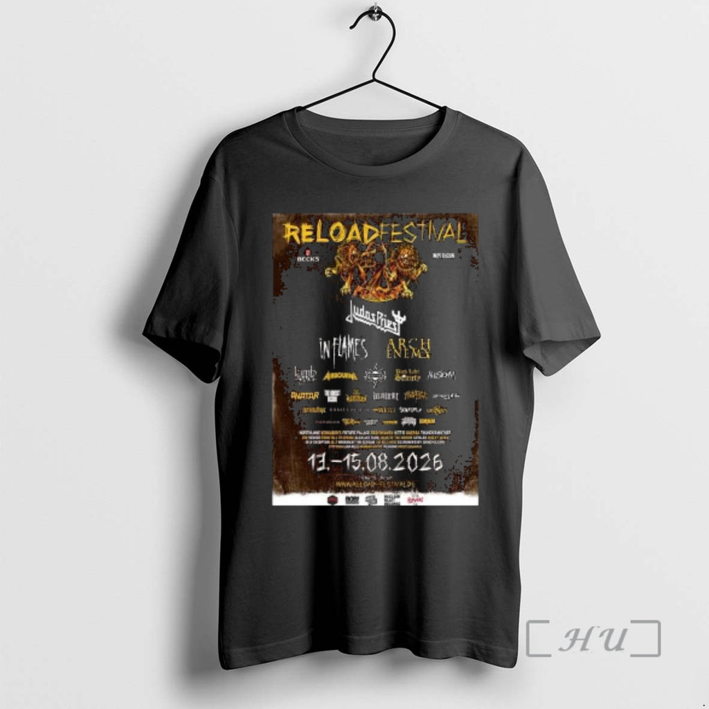 Officials Reloaded Festival 2026 Full Lineup In Sulingen Germany From August 13 To 15 2026 T-Shirts, Hoodie, Sweatshirt