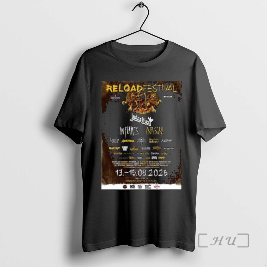 Officials Reloaded Festival Full Lineup In Sulingen Germany From August 13 To 15 2026 Circle T-Shirts, Hoodie, Sweatshirt