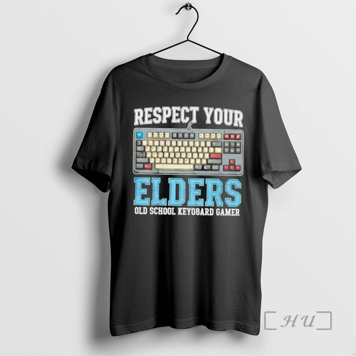 Officials Respect Your Elders Old School Keyboard Gamer Gift T-Shirts, Hoodie, Sweatshirt | PopFlextees.com