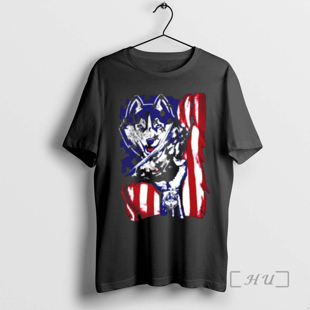 Officials Revealing The Glory Connecticut Huskies X Usa Flag T-Shirts, Hoodie, Sweatshirt | PopFlextees.com