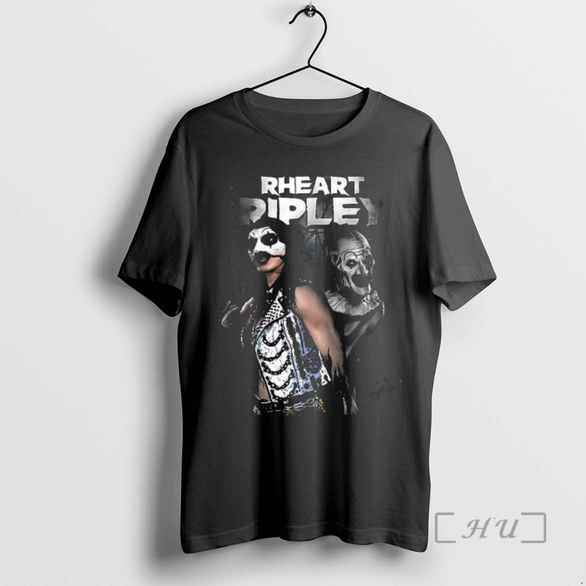 Officials Rhea Ripley And Terrifier Mask T-Shirts, Hoodie, Sweatshirt | PopFlextees.com