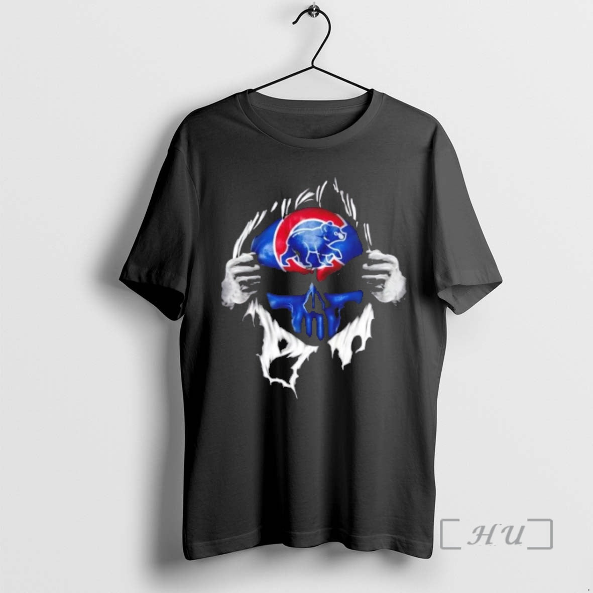 Officials Ripped From The Chest Skull Deep Chicago Cubs Till The Grave Premium T Shirts Hoodie, Sweatshirt | PopFlextees.com