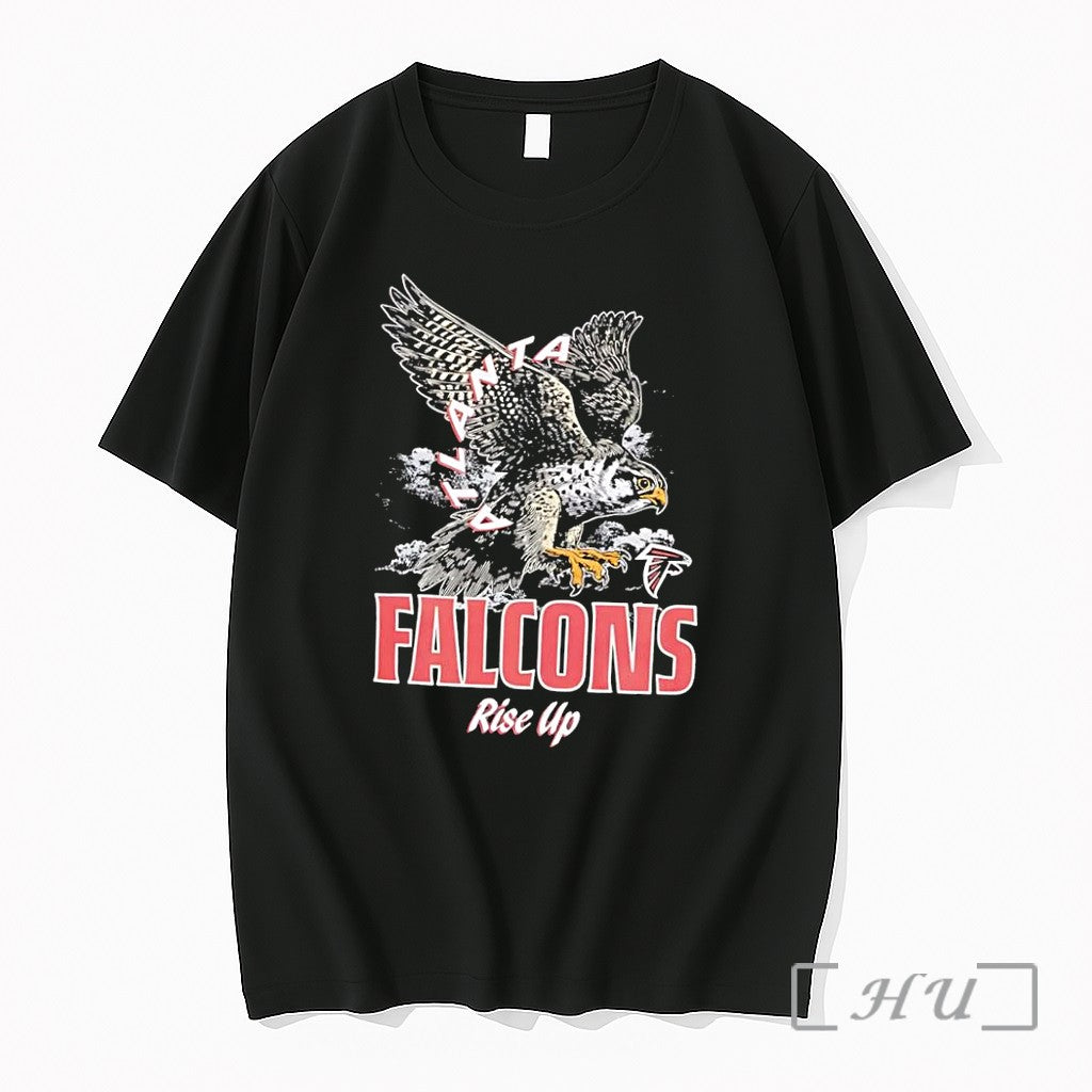 Officials Rise Up Atlanta Falcons Logo Black