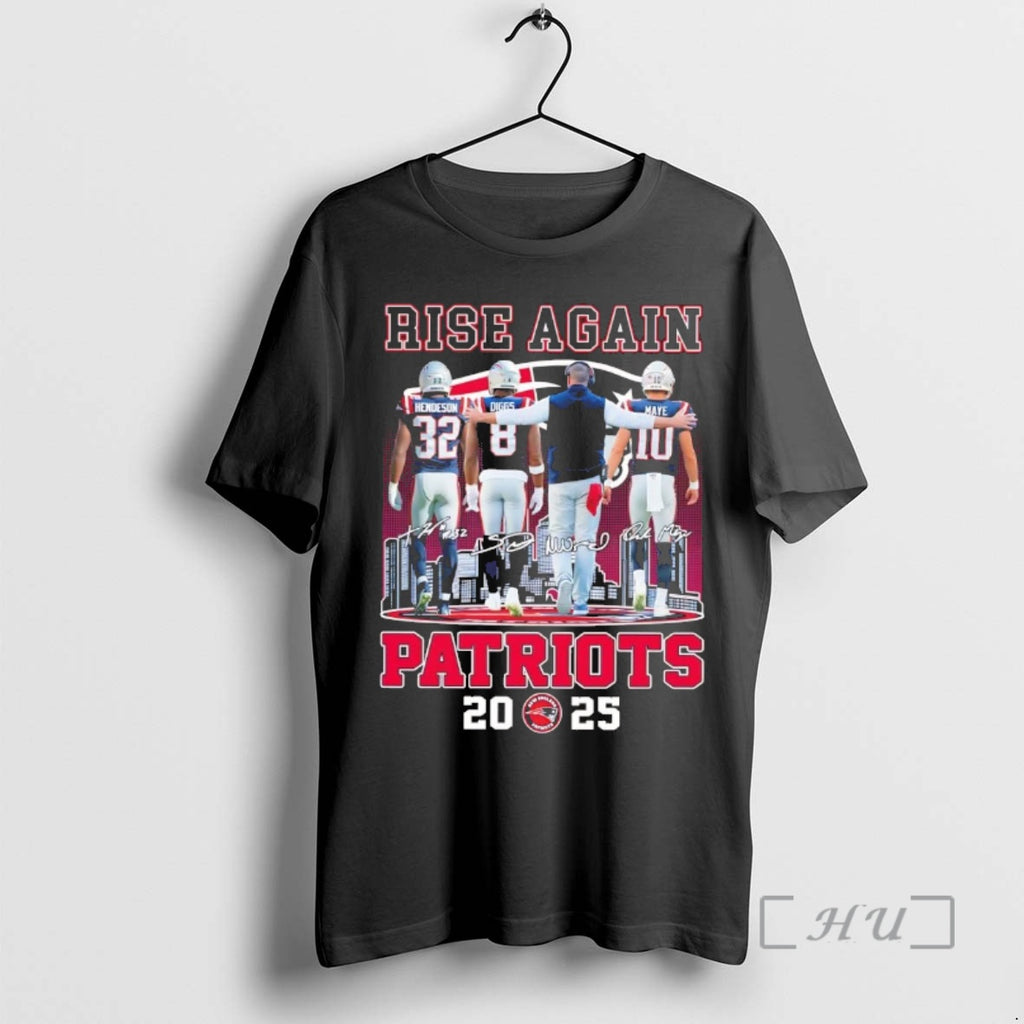 Officials Rise Again Patriots 2025 Team Players Chriast T-Shirts, Hoodie, Sweatshirt | PopFlextees.com