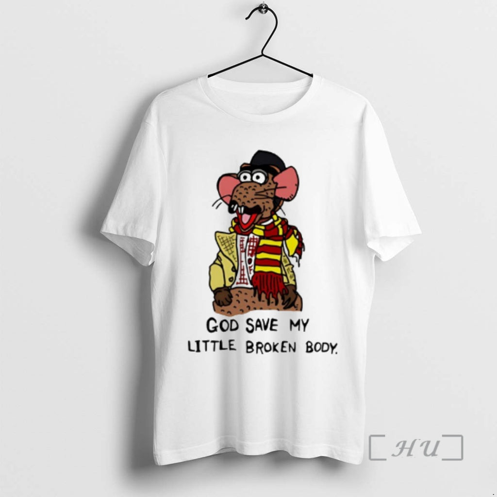 Officials Rizzo The Rat God Save My Little Broken Body T-Shirts, Hoodie, Sweatshirt | PopFlextees.com
