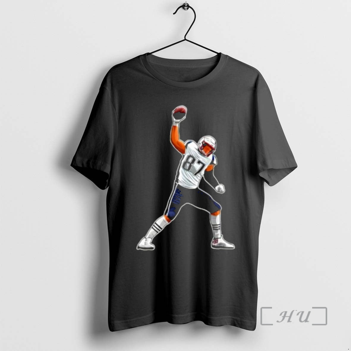 Officials Rob Gronk 87 Angry Touchdown Football T-Shirts, Hoodie, Sweatshirt | PopFlextees.com