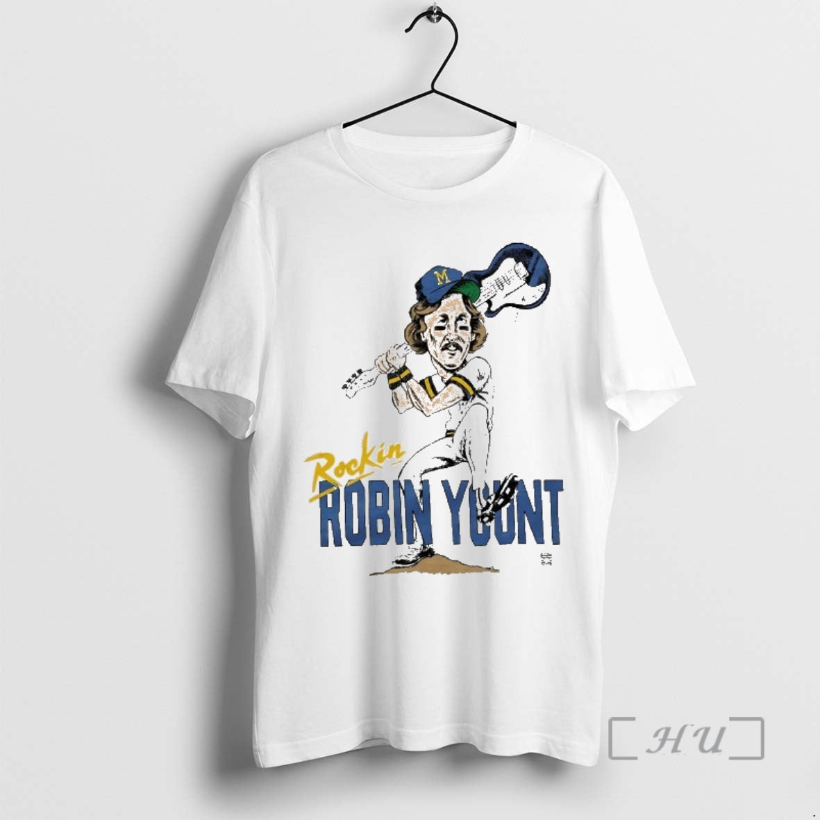 Officials Rockin Robin Yount Milwaukee Brewers Superstar Caricature T-Shirts, Hoodie, Sweatshirt | PopFlextees.com