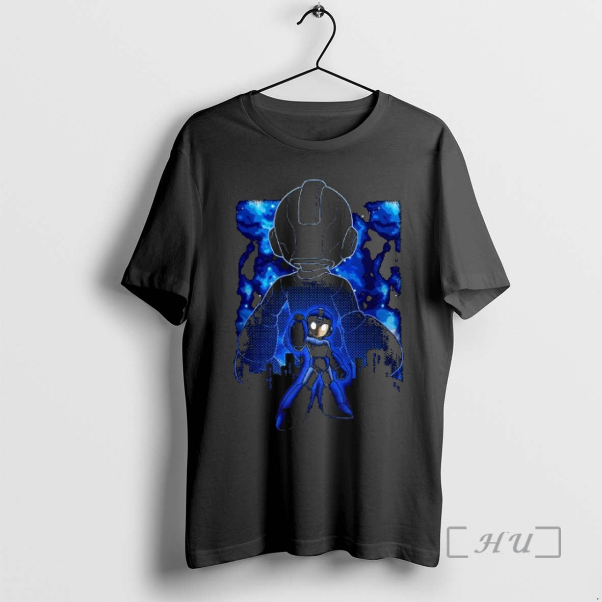 Officials Rockman Nebula Mega Man Skyline Classic Video Game T-Shirts, Hoodie, Sweatshirt | PopFlextees.com