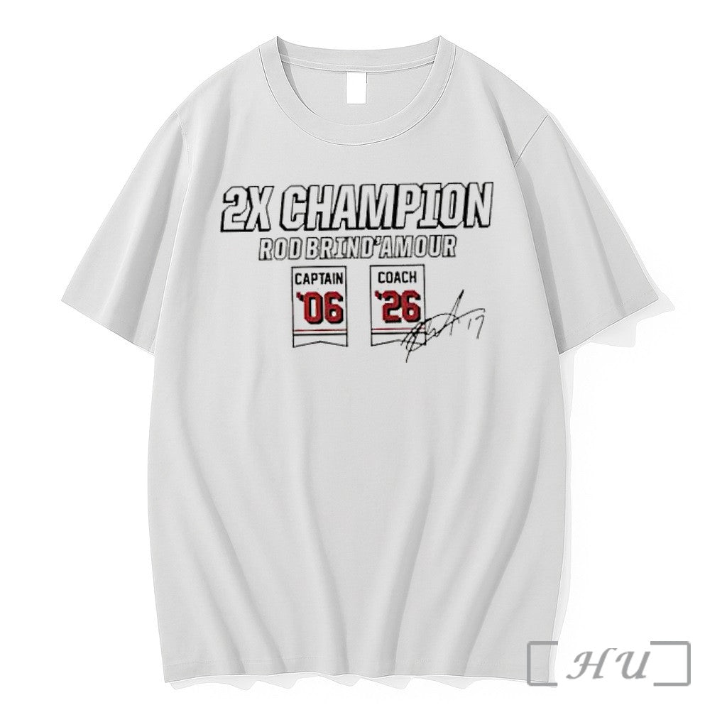 Officials Rod Brindamour Carolina Hurricanes Nhl 2x Champion 06 Captain 26 Coach Premium T Shirts