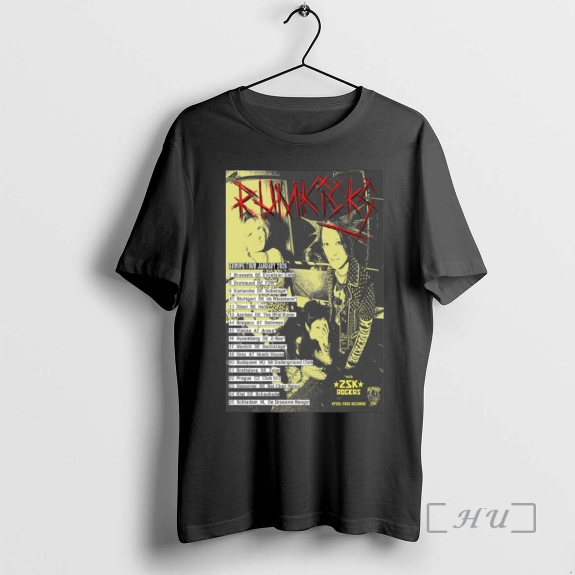 Officials Rumkicks Europe Tour January 2026 T-Shirts, Hoodie, Sweatshirt | PopFlextees.com