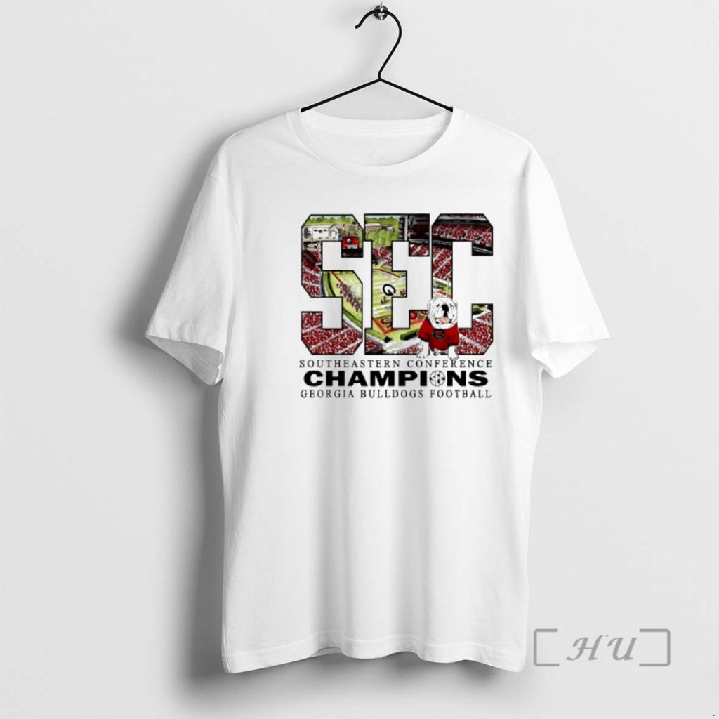 Officials Sec Southeastern Conference Champions Georgia Bulldogs Football Mascot T-Shirts, Hoodie, Sweatshirt