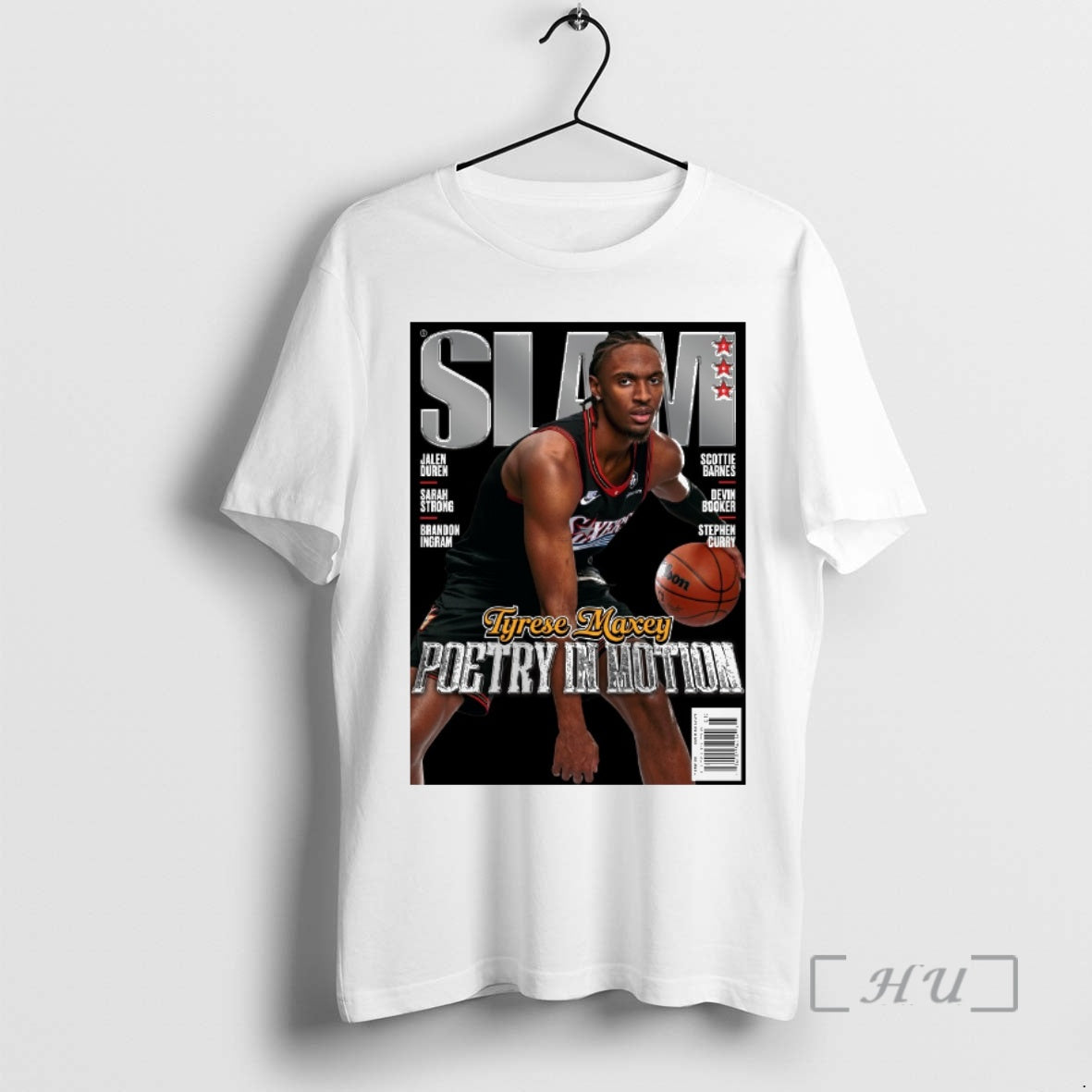 Officials Slam 260 Tyrese Maxey Poetry Motion Magazine Philadelphia 76ers T-Shirts, Hoodie, Sweatshirt