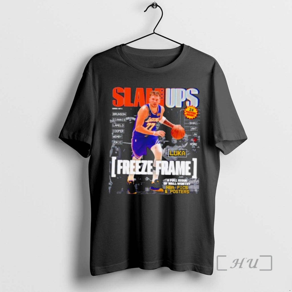 Officials Slamups Luka Doncic Magazine Los Angeles Lakers Nba T-Shirts, Hoodie, Sweatshirt | PopFlextees.com
