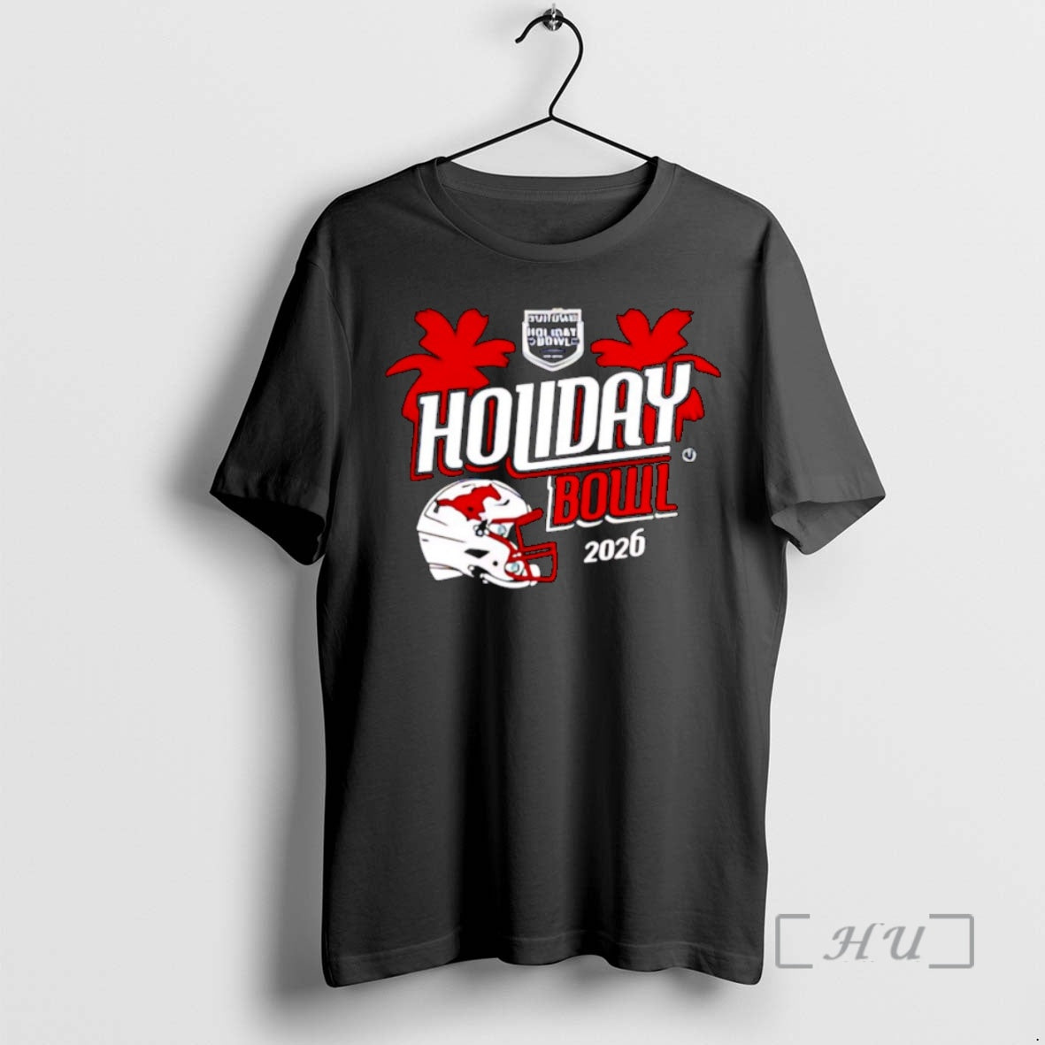 Officials Smu Mustangs 2025 Holiday Bowl Helmet Christmas T-Shirts, Hoodie, Sweatshirt | PopFlextees.com