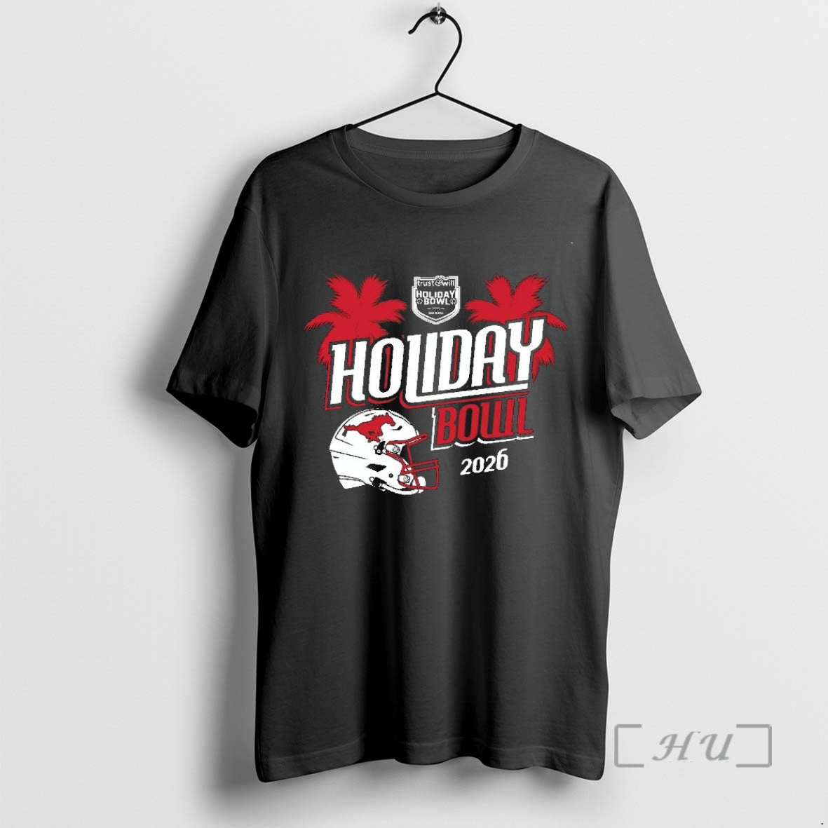 Officials Smu Mustangs 2026 Holiday Bowl Helmet Chriast T-Shirts, Hoodie, Sweatshirt | PopFlextees.com