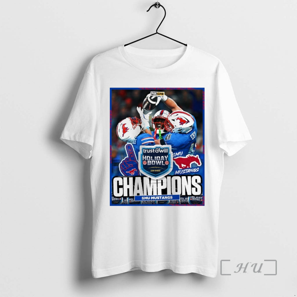 Officials Smu Mustangs 2026 Trust Will Holiday Bowl Champions T-Shirts, Hoodie, Sweatshirt | PopFlextees.com