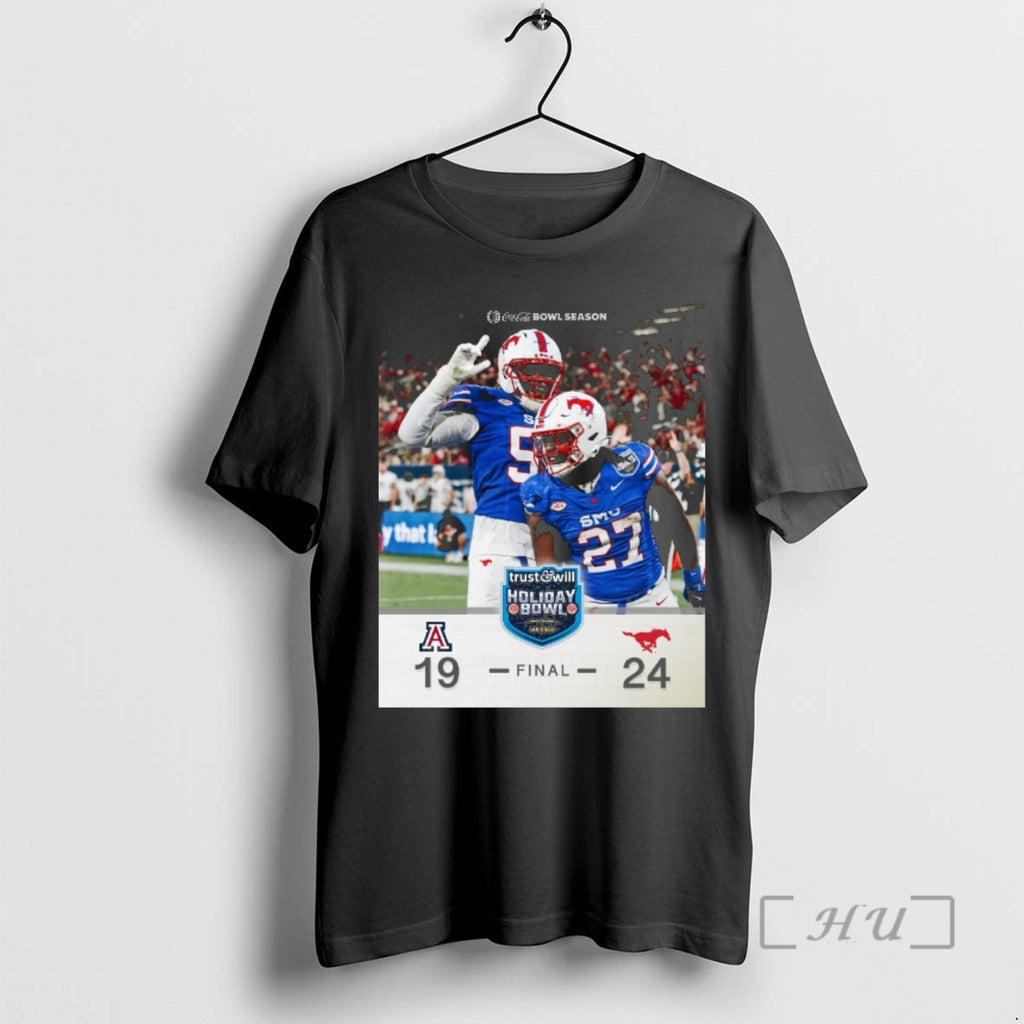 Officials Smu Mustangs Vs Arizona Wildcats 2026 Trust Will Holiday Bowl Final Score 24 19 T-Shirts, Hoodie, Sweatshirt
