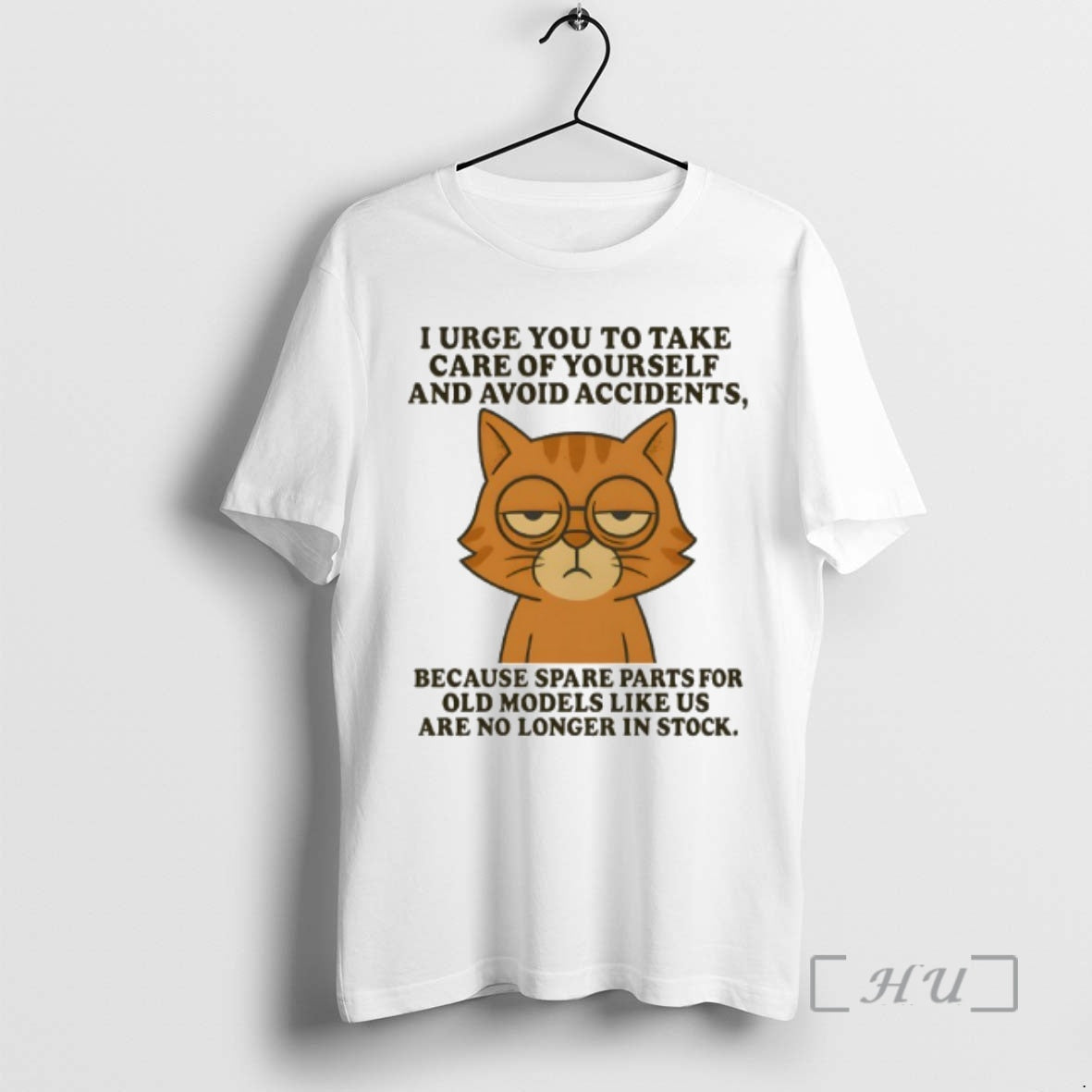 Officials Sad Orange Cat I Urge You To Take Care Of Yourself And Avoid Accidents T-Shirts, Hoodie, Sweatshirt