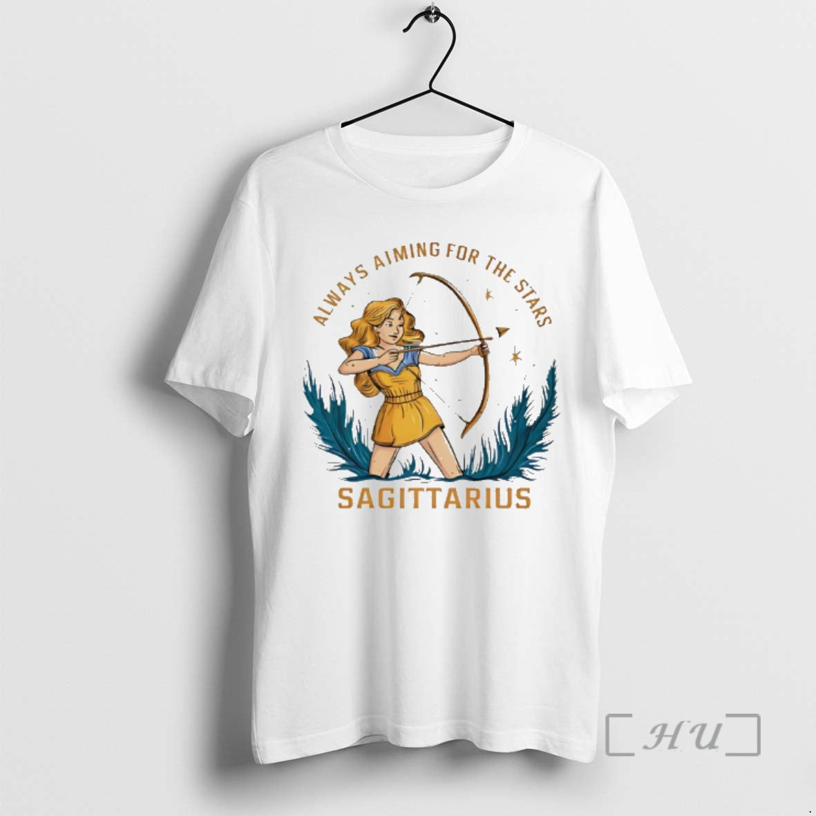 Officials Sagittarius Zodiac Always Aiming For The Stars Art T-Shirts, Hoodie, Sweatshirt | PopFlextees.com