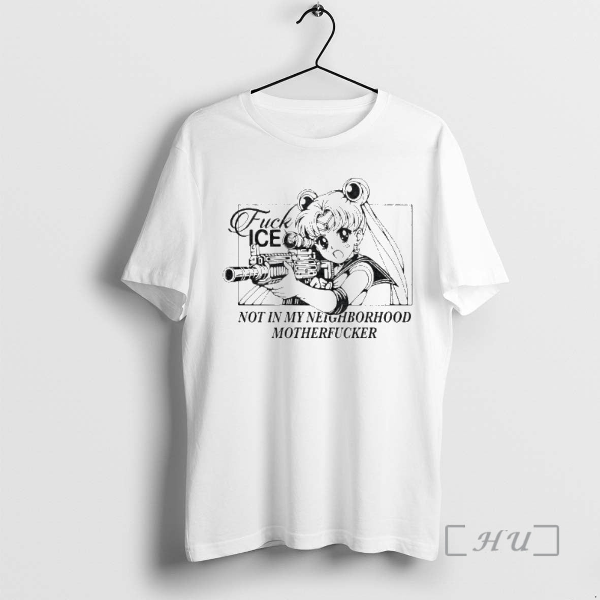 Officials Sailor Moon Fuck Ice Not In My Neighborhood Motherfucker T-Shirts, Hoodie, Sweatshirt | PopFlextees.com
