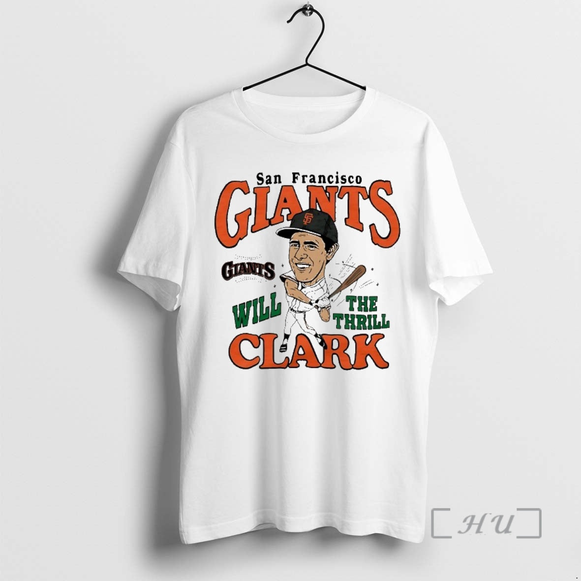 Officials San Francisco Giants Will Clark The Thrill Caricature T-Shirts, Hoodie, Sweatshirt | PopFlextees.com