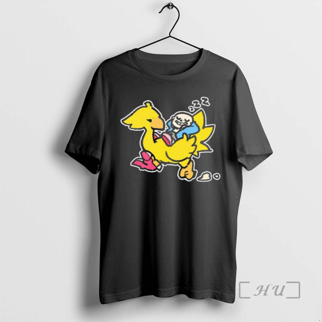 Officials Sans And Chocobo Graphic T-Shirts, Hoodie, Sweatshirt | PopFlextees.com