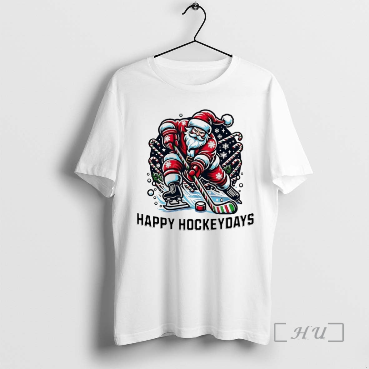 Officials Santa Claus Happy Hockeydays T-Shirts, Hoodie, Sweatshirt | PopFlextees.com