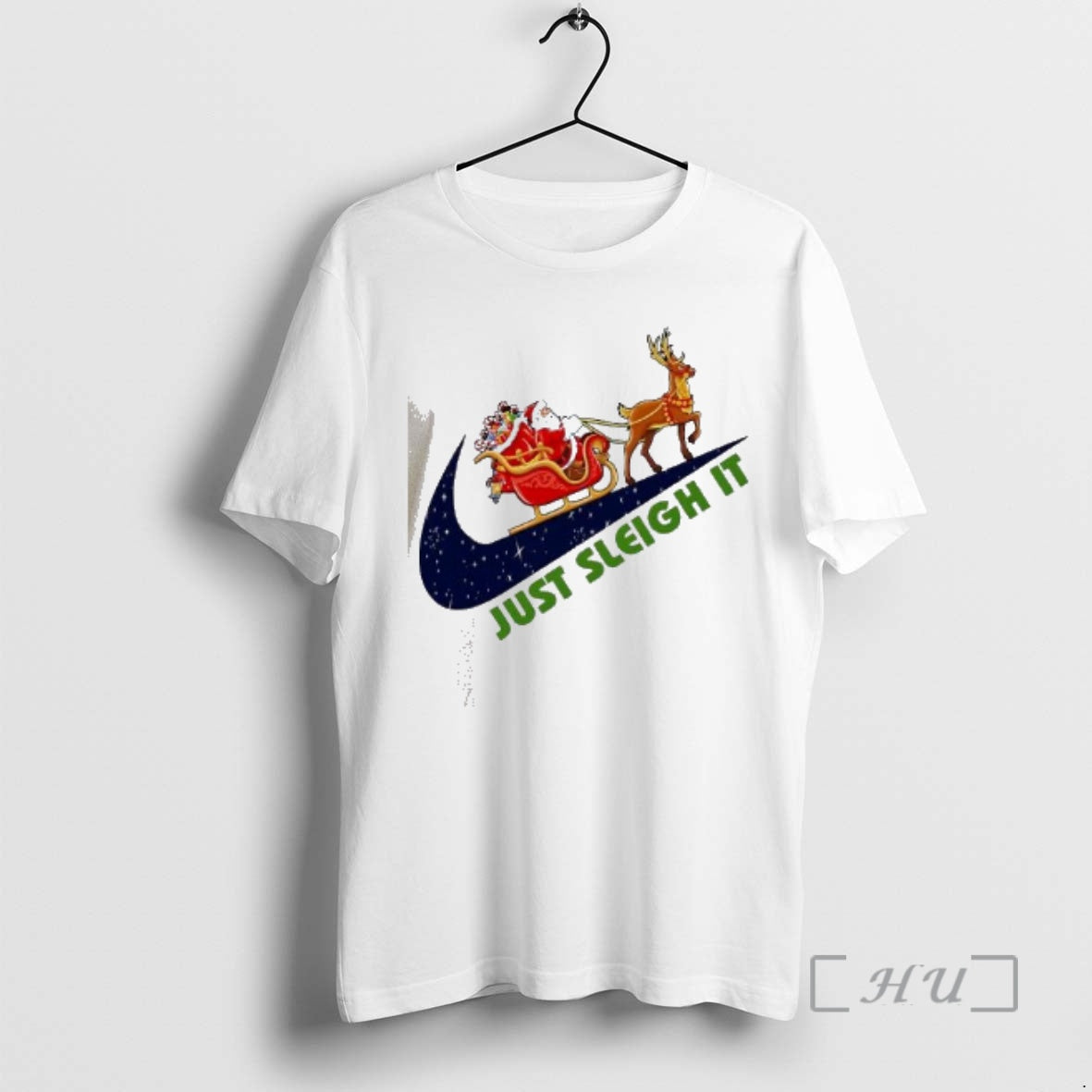 Officials Santa Claus Sleigh Pulled Reindeer Just Sleigh T-Shirts, Hoodie, Sweatshirt