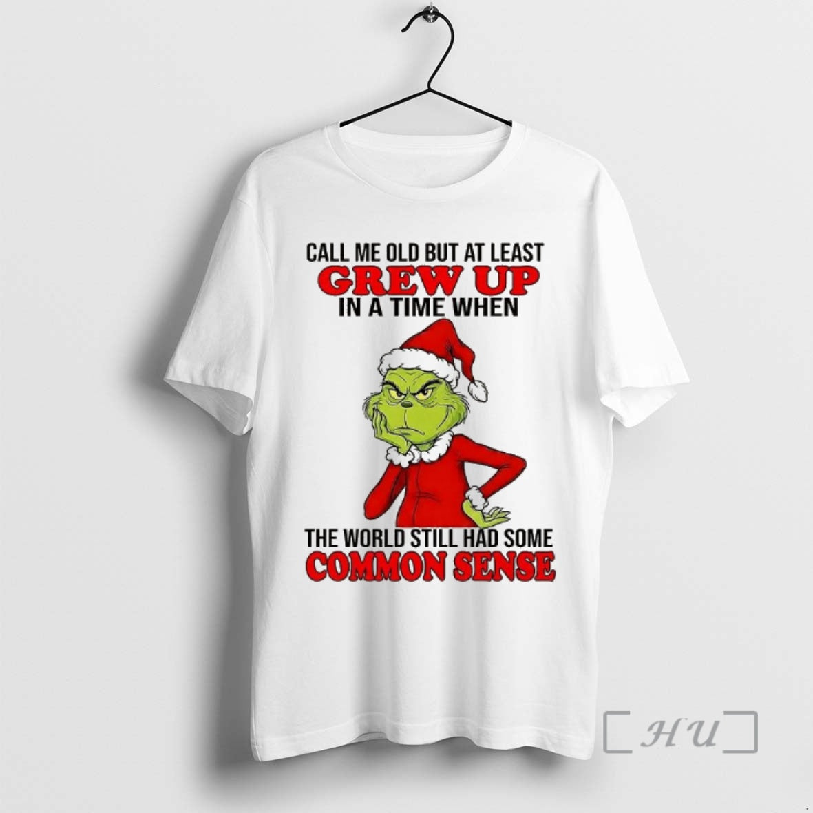 Officials Santa Grinch Call Me Old But At Least Grew Up Premium T Shirts Sweater Hoodie, Sweatshirt | PopFlextees.com