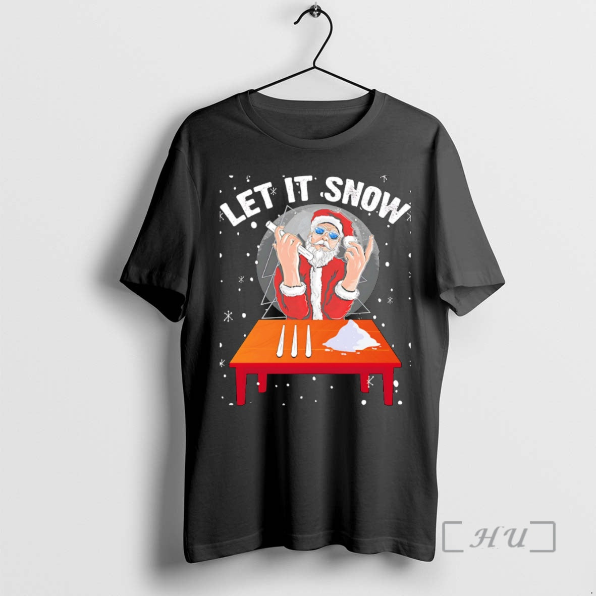 Officials Santa Let It Snow Christmas T-Shirts, Hoodie, Sweatshirt | PopFlextees.com