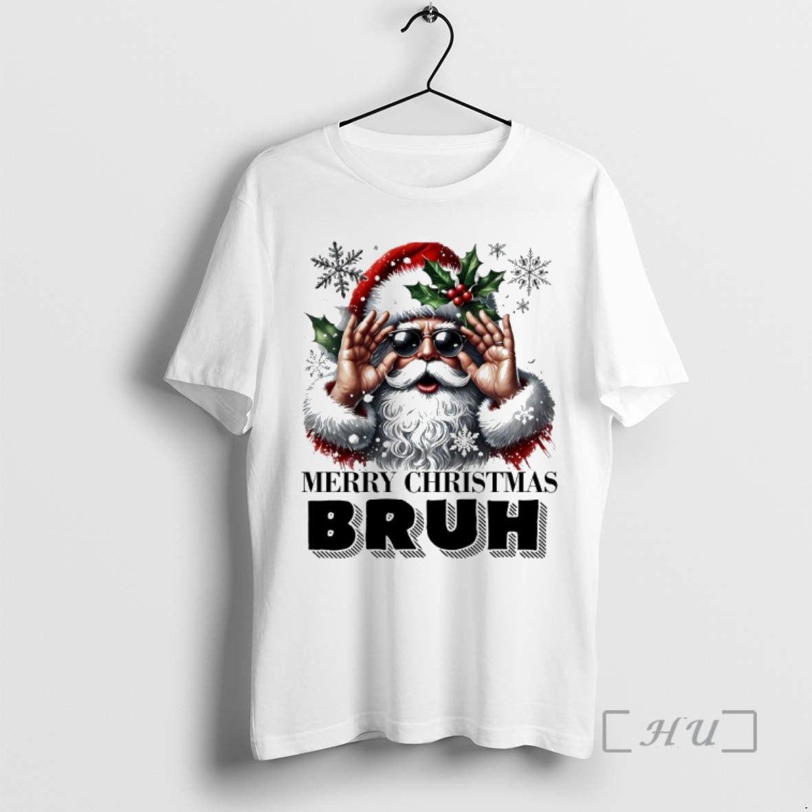 Officials Santa Merry Christmas Bruh T-Shirts, Hoodie, Sweatshirt | PopFlextees.com