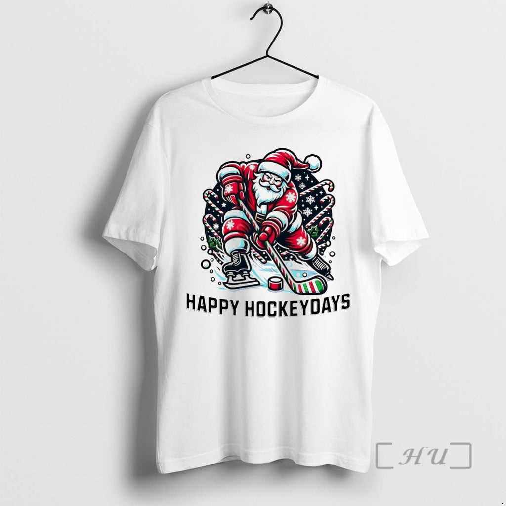 Officials Santa Happy Hockeydays Christmas T-Shirts, Hoodie, Sweatshirt | PopFlextees.com
