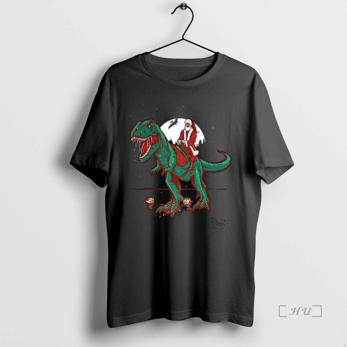 Officials Santa Rides A T Rex Jurassic Christmas T-Shirts, Hoodie, Sweatshirt | PopFlextees.com