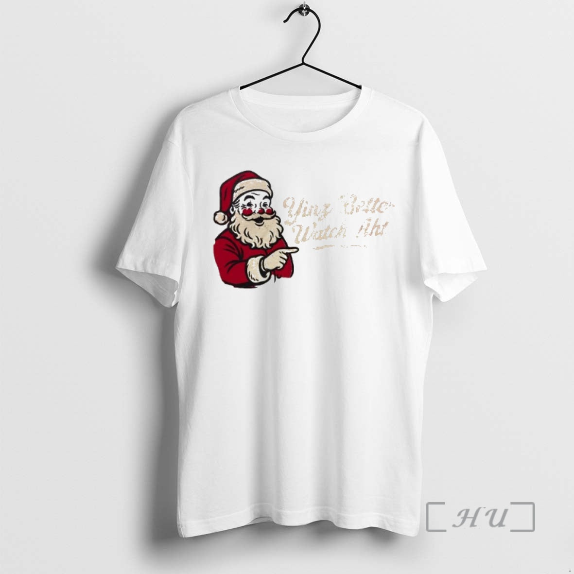 Officials Santa Yinz Better Watch Aht Christmas T-Shirts, Hoodie, Sweatshirt | PopFlextees.com