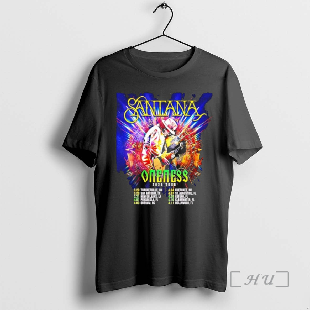 Officials Santana Oneness Usa Tour 2026 T-Shirts, Hoodie, Sweatshirt | PopFlextees.com