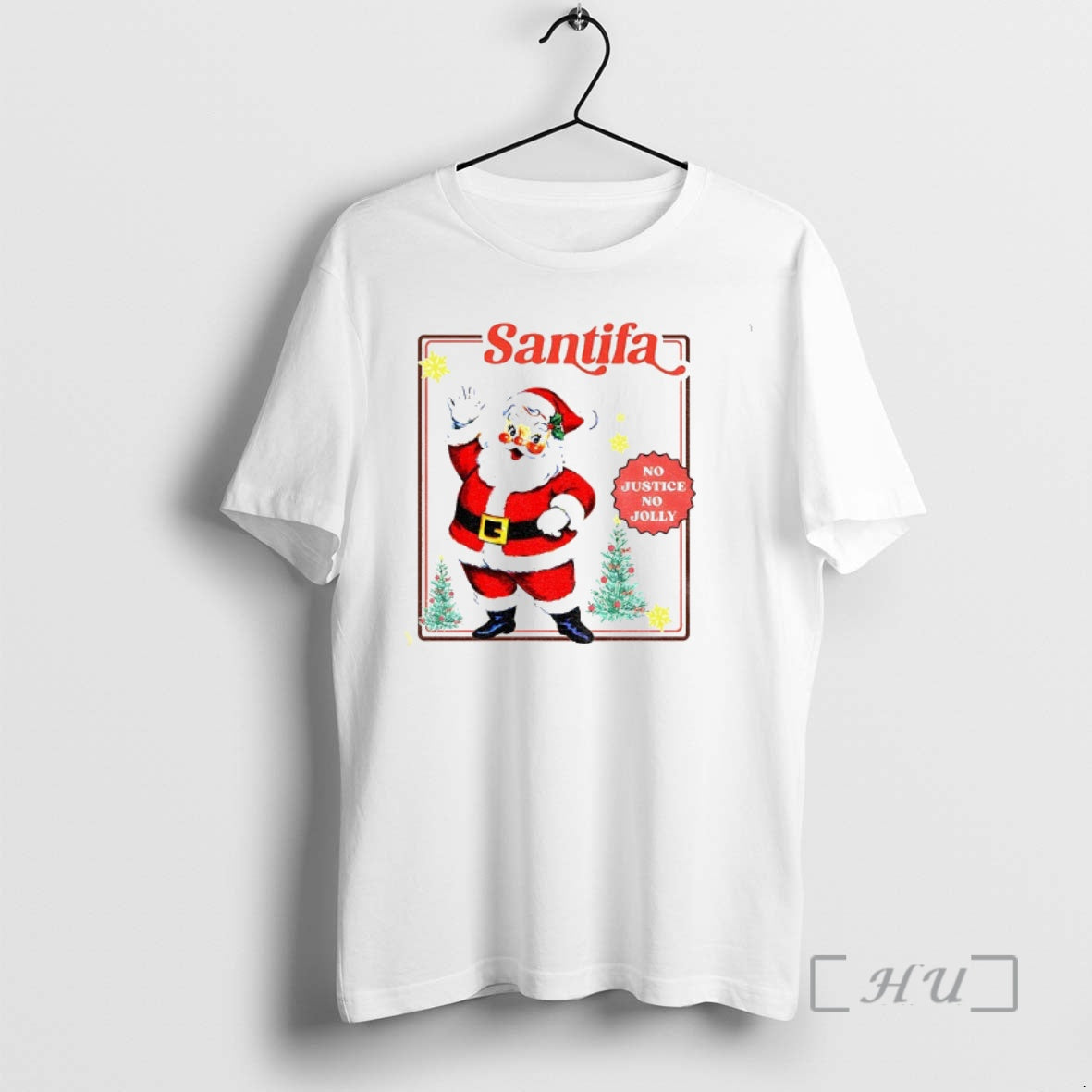 Officials Santifa Vintage Santa Anti Trump Liberal Christmas T-Shirts, Hoodie, Sweatshirt | PopFlextees.com