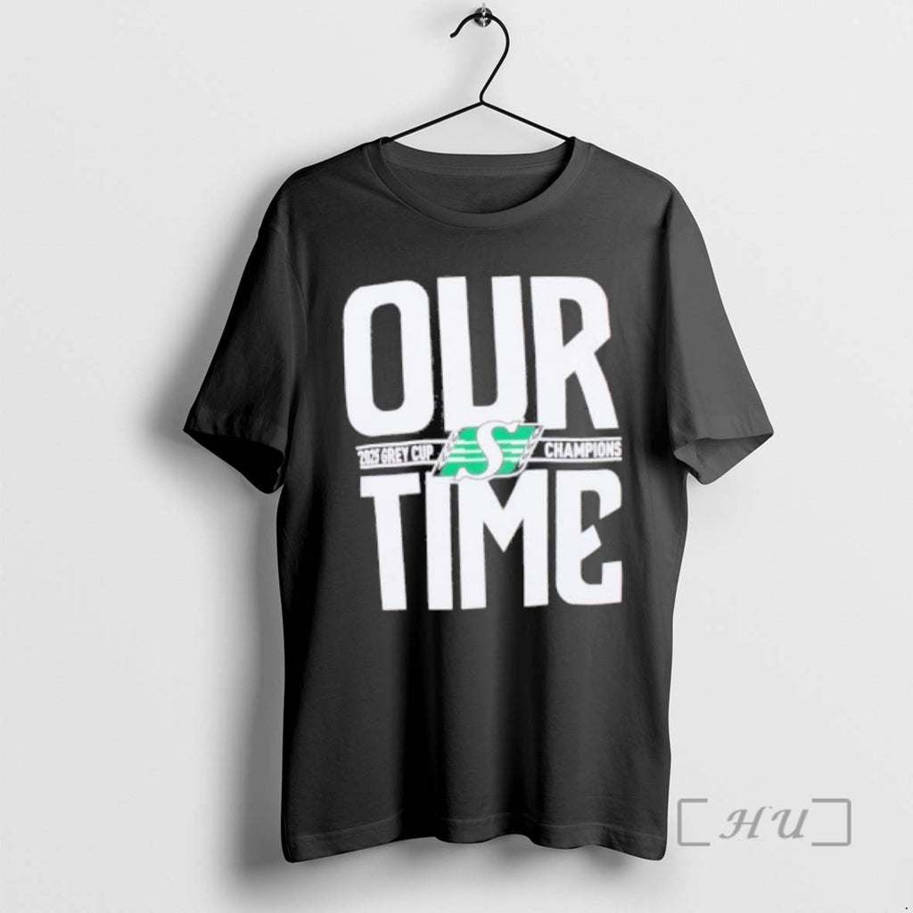 Officials Saskatchewan Roughriders 112th Grey Cup Champions Our Time T-Shirts, Hoodie, Sweatshirt | PopFlextees.com