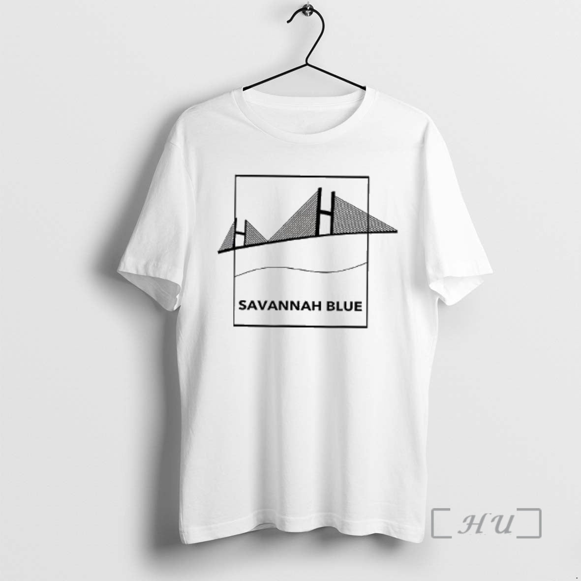 Officials Savannah Blue Design Cable Stayed Bridge Woman T-Shirts, Hoodie, Sweatshirt | PopFlextees.com