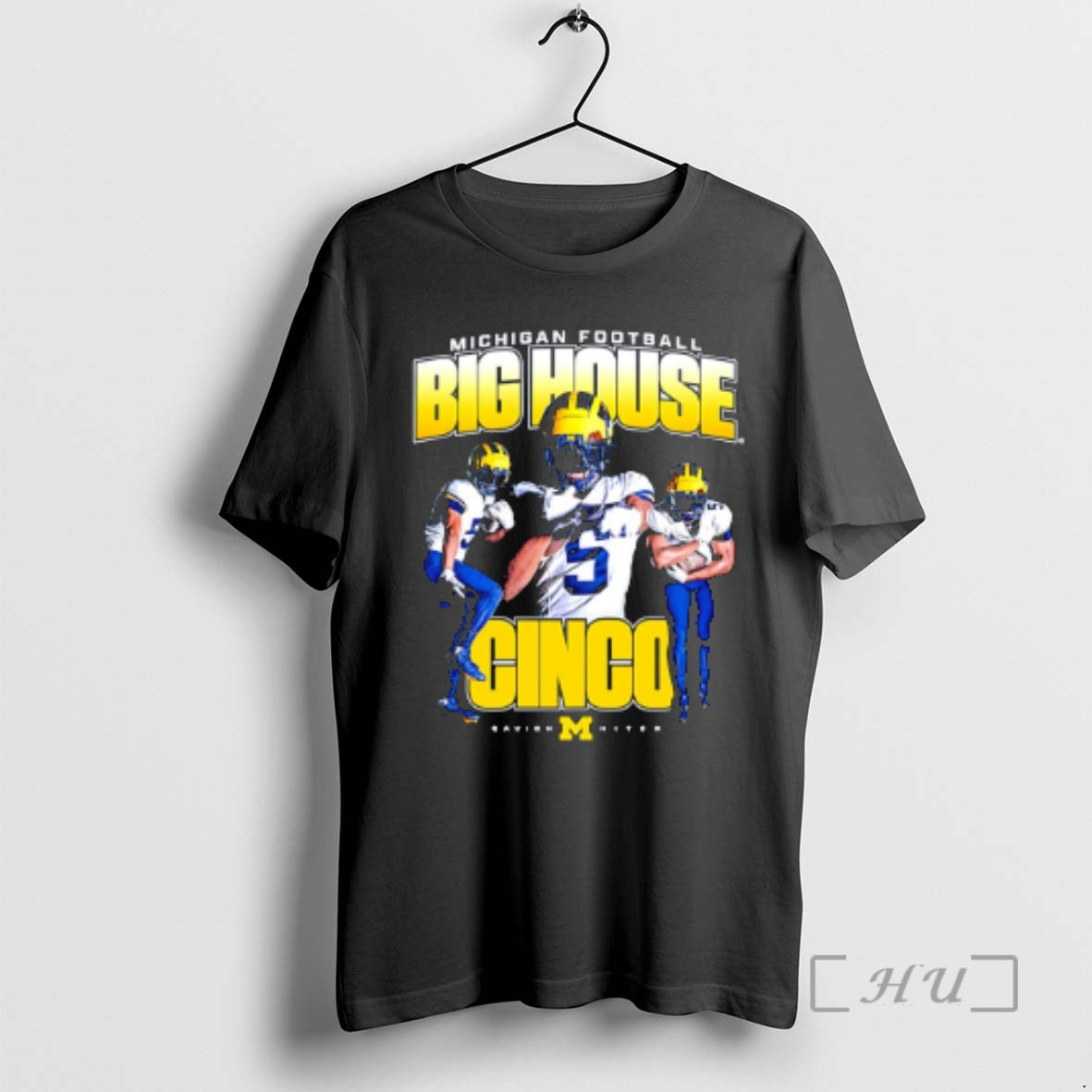 Officials Savion Hiter Big House Cinco Michigan Wolverines T-Shirts, Hoodie, Sweatshirt | PopFlextees.com