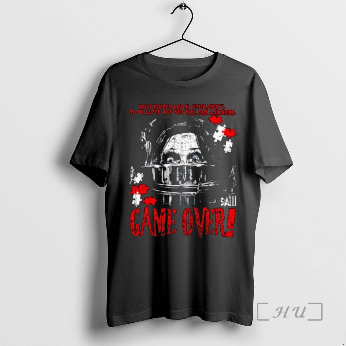 Officials Saw Game Over Head Trap Horror Movie Graphic T-Shirts, Hoodie, Sweatshirt | PopFlextees.com
