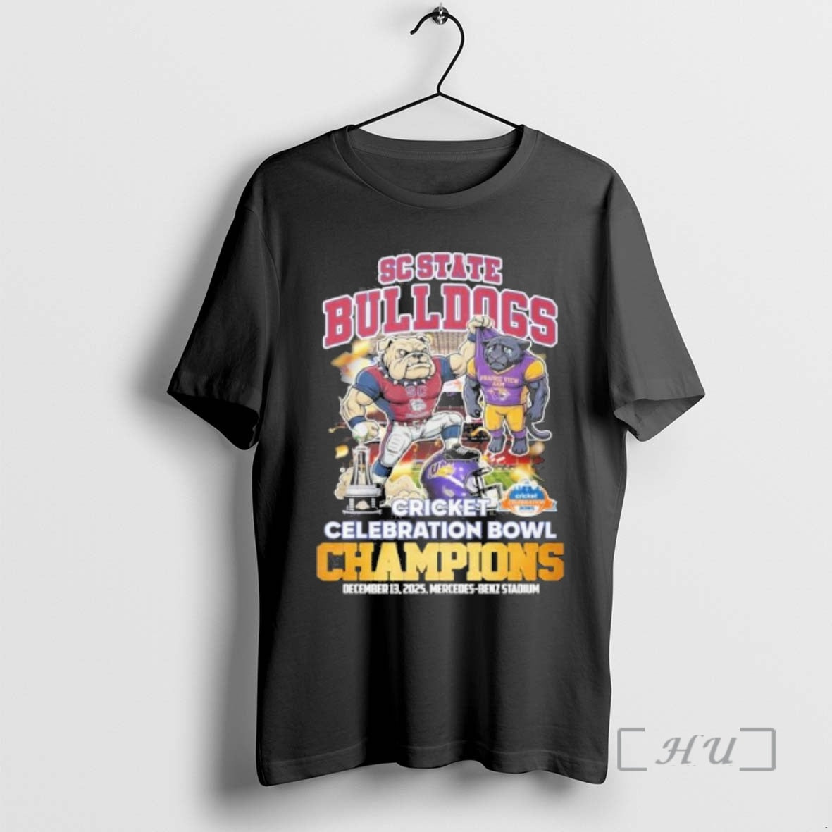 Officials Sc State Bulldogs Beat Prairie View Am Mascot Celebration Bowl Champions Premium T Shirts Hoodie, Sweatshirt